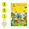 Фетр Мульти-Пульти, А4, 8л., 8цв., 1мм, с узором "Горошек", "Енот в волшебном мире"