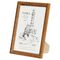 Рамка деревянная (МДФ) 15*21см, OfficeSpace, №1, акриловое небьющееся стекло, мокко