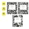 Тетрадь 48л., А5, клетка на гребне ArtSpace "Цветы. BW collection", эконом
