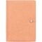 Ежедневник недатир. А5, 136л., кожзам, OfficeSpace "Pastel shades", светло-коралловый, застежка-гвоздик