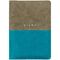 Ежедневник недатир. А5, 136л., кожзам, OfficeSpace "Duo", серо-бирюзовый