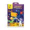 Набор А4 цв. картона, 5л., 5цв., и цв. бумаги, 8л., 8цв., Мульти-Пульти "Енот в космосе", перламутровый, в папке с европодвесом