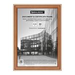 Рамка 21х30 см, дерево, багет 20 мм, BRAUBERG "Business", светлое дерево, акриловый экран, 391291