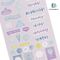 Набор бумажных наклеек MESHU "Grace" 5шт.