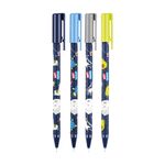 Ручка гелевая стираемая ArtSpace "Космические приключения" синяя, 0,35мм, корпус ассорти