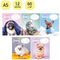 Тетрадь 12л., клетка ArtSpace "Питомцы. Funny pets", эконом