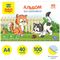 Альбом для рисования 40л., А4, на скрепке Мульти-Пульти "Вырежи, наклей, дорисуй. Котики"