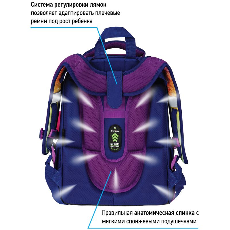 Ранец Berlingo Expert "Corgi boy" 37*28*16см, 2 отделения, 2 кармана, анатомическая спинка