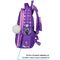 Ранец Berlingo Expert Max "Kittens lilac" 37*28*16см, 2 отделения, анатомическая спинка, дождевик в комплекте