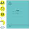 Тетрадь 12л., линия Мульти-Пульти "Однотонная. Бирюзовая", 70г/м2