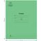 Тетрадь 18л., линия Мульти-Пульти "Однотонная. Зеленая", 70г/м2