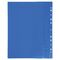 Скоросшиватель пластиковый с перфорацией BRAUBERG, А4, 140/180 мкм, синий, 226583