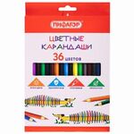 Карандаши цветные ПИФАГОР "Веселая такса", 36 цветов, классические, заточенные, 181809