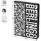 Ежедневник недатированный, А5, 136л., кожзам, Berlingo "Monochrome", черный срез, с рисунком
