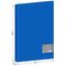 Папка с 20 вкладышами Berlingo "Soft Touch", 17мм, 700мкм, синяя, с внутр. карманом