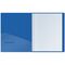 Папка с 20 вкладышами Berlingo "Soft Touch", 17мм, 700мкм, синяя, с внутр. карманом