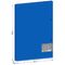 Папка с пружинным скоросшивателем Berlingo "Soft Touch", 17мм, 700мкм, синяя, с внутр. карманом