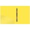 Папка с пружинным скоросшивателем Berlingo "Soft Touch", 17мм, 700мкм, желтая, с внутр. карманом