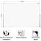 Доска магнитно-маркерная OfficeSpace, 100*150см, двусторонняя, поворотная, мобильная, алюминиевый профиль, фиксатор положения
