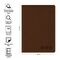 Телефонная книга А5, 80л., кожзам, OfficeSpace "Nebraska" коричневый с вырубкой