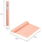 Бумага гофрированная/креповая (ИТАЛИЯ) 180 г/м2, 50х250 см, персиковая (17a5), BRAUBERG FIORE, 112634