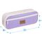 Пенал мягкий 2 отделения, 1 карман, 220*80*50 Berlingo "Pastel lilac", полиэстер, внутренний органайзер