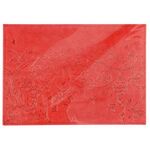 Обложка для паспорта OfficeSpace "Вдохновение", кожа, тиснение, красная