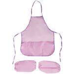 Фартук с нарукавниками ArtSpace , 53,5*44,5см, 3 кармана, сиреневый