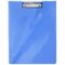 Папка-планшет с зажимом OfficeSpace А4, 1800 мкм, пластик (полифом), синий