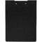 Папка-планшет с зажимом OfficeSpace А4, 1800 мкм, пластик (полифом), черный