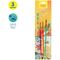 Набор кистей Мульти-Пульти 3шт., белка № 2, 4, 6 круглые, блистер, европодвес