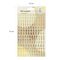 Наклейки ПВХ MESHU "Golden numbers", 10*21см, фольга, 170 наклеек, инд. уп., европодвес