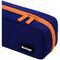 Пенал-футляр корпусный, 210*70*50 Berlingo "Navy orange", полиэстер, 3 внутренних отделения