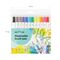 Набор акварельных маркеров MESHU 12цв., основные цвета