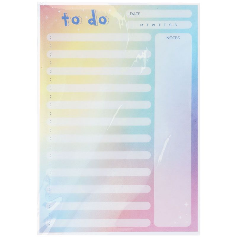 Блок для записей (To Do list) MESHU 14,8*21,0см (А5), 50л., "Candy color", на склейке