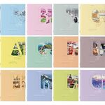 Тетради предметные, КОМПЛЕКТ 12 ПРЕДМЕТОВ, ПАСТЕЛЬНАЯ, 48 листов, обложка картон, BRAUBERG, 404026