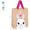 Пакет подарочный 18*23*10см MESHU "Funny bunny", отд. фольгой, крафт