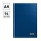 Книга учета OfficeSpace, А4, 96л., клетка, 200*290мм, бумвинил, цвет синий, блок офсетный