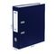 Папка-регистратор OfficeSpace, 80мм, бумвинил, с карманом на корешке, синяя