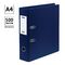 Папка-регистратор OfficeSpace, 70мм, ПВХ, с карманом на корешке, синяя