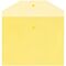 Папка-конверт на кнопке OfficeSpace А5 (190*240мм), 120мкм, пластик, полупрозрачная, желтая