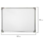 Доска магнитно-маркерная 45х60 см, металлическая рамка, STAFF ECO, 238136