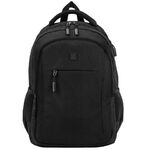 Рюкзак BRAUBERG URBAN универсальный с отделением для ноутбука, USB-порт, "Kinetic", черный, 46х31х18 см, 270798