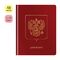 Дневник 1-11 кл. 48л. (твердый) ArtSpace "Герб. Бордовый", иск. кожа, тиснение фольгой, ляссе