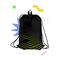 Мешок для обуви 1 отделение Berlingo "Black and green geometry", 360*470мм, карман на молнии