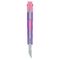 Нож канцелярский 9мм Berlingo "Envy", auto-lock, металл. направл., розовый, европодвес