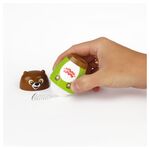 Точилка пластиковая с ластиком Мульти-Пульти "Зверята" 1 отверстие, контейнер, ассорти