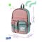Рюкзак Berlingo Tasty "Pink matcha", 40*28*15см, 1 отделение, 7 карманов, уплотненная спинка