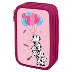 Пенал ЮНЛАНДИЯ, 3 отделения, полиэстер, 19х11 см, "Funny trip", 271029