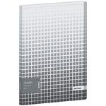 Папка c зажимом Berlingo "Squares" А4, пластик, 17мм, 600мкм, с внутр. карманом, с рисунком